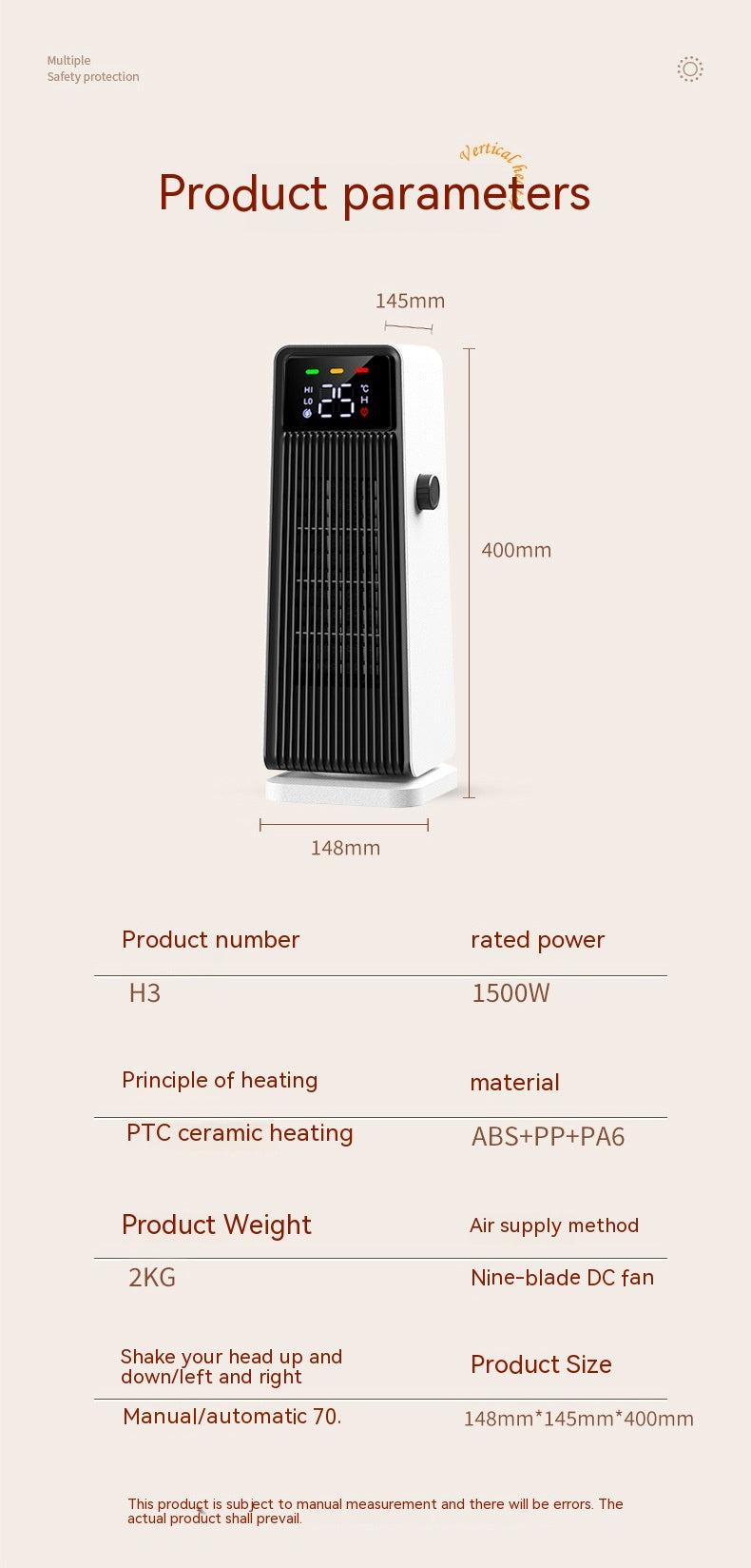 Warm Feet & Hands Electric Heater