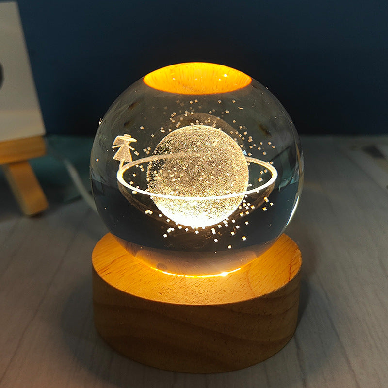 USB Crystal Ball Night Light