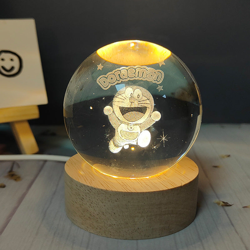 USB Crystal Ball Night Light