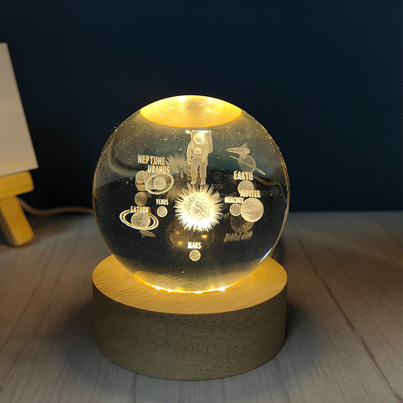 USB Crystal Ball Night Light