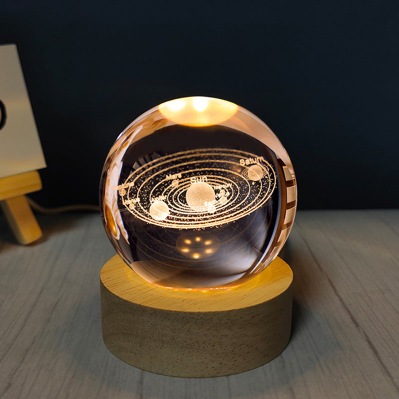 USB Crystal Ball Night Light