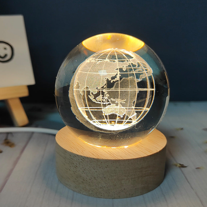 USB Crystal Ball Night Light