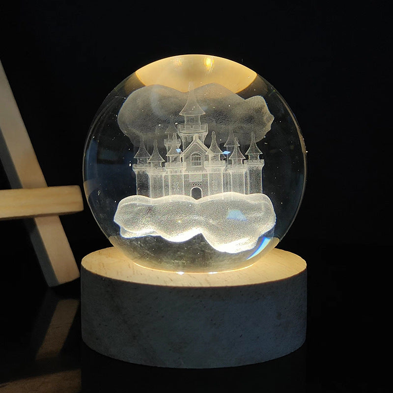 USB Crystal Ball Night Light