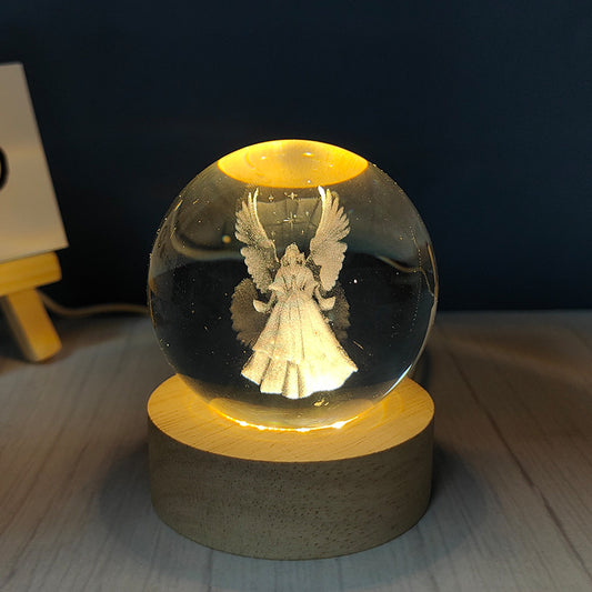 USB Crystal Ball Night Light