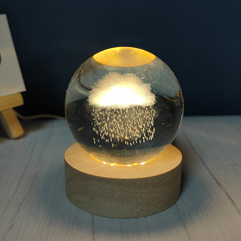 USB Crystal Ball Night Light