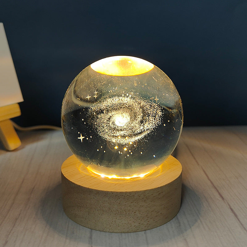 USB Crystal Ball Night Light