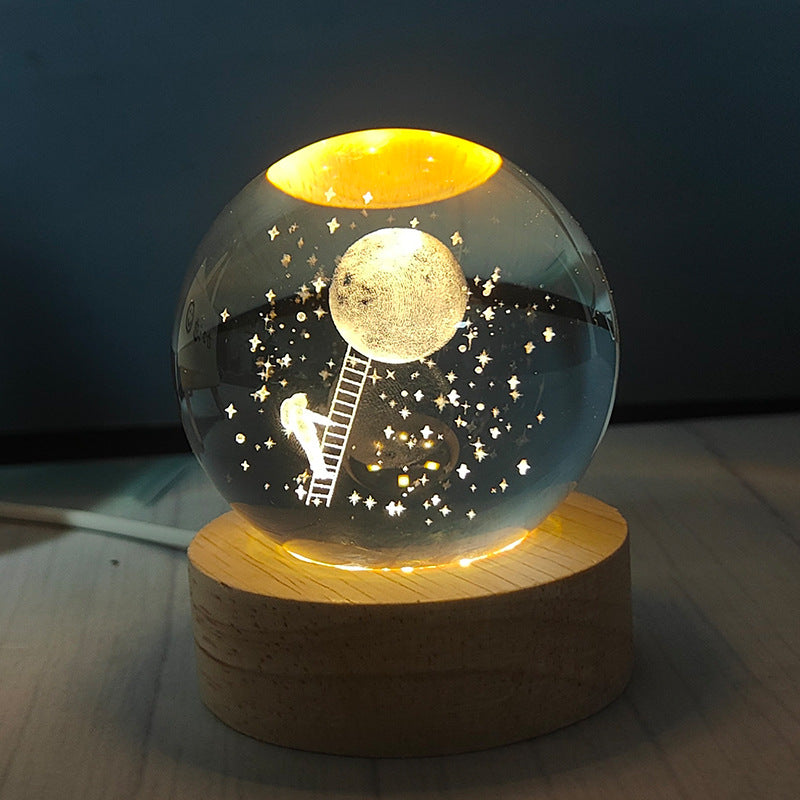 USB Crystal Ball Night Light