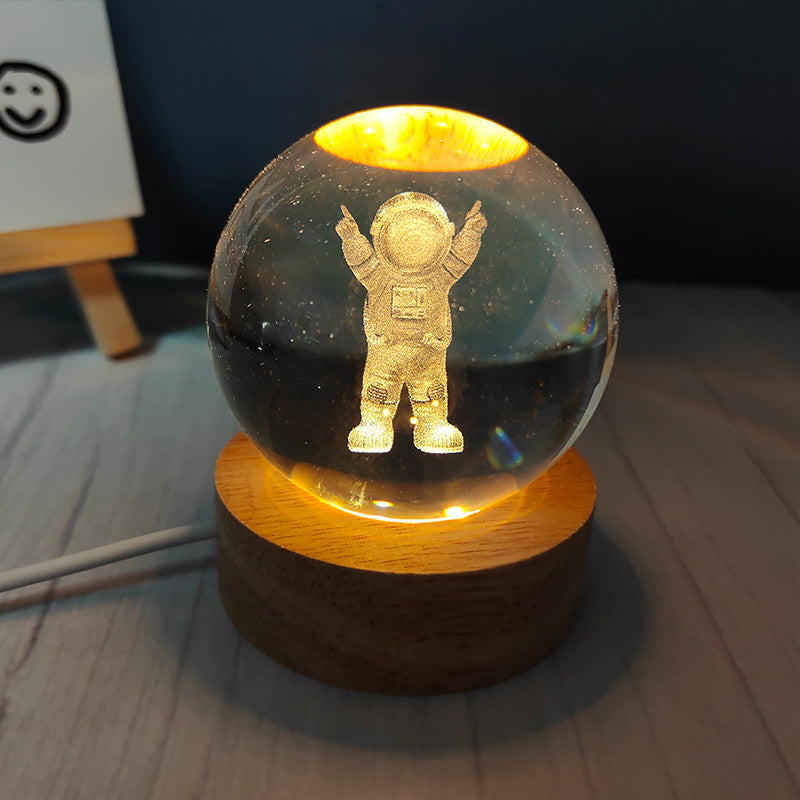 USB Crystal Ball Night Light